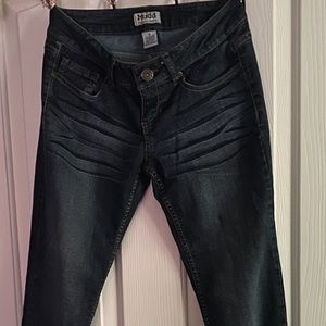 Mudd  *love*peace*happiness Skinny Jeans, size 3, blue